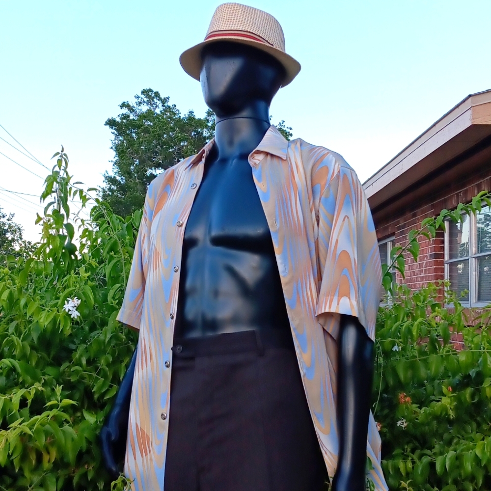 BASSIRI UOMO MEN'S LUXURY SUMMER BUTTON DOWN SHIRT (USA)